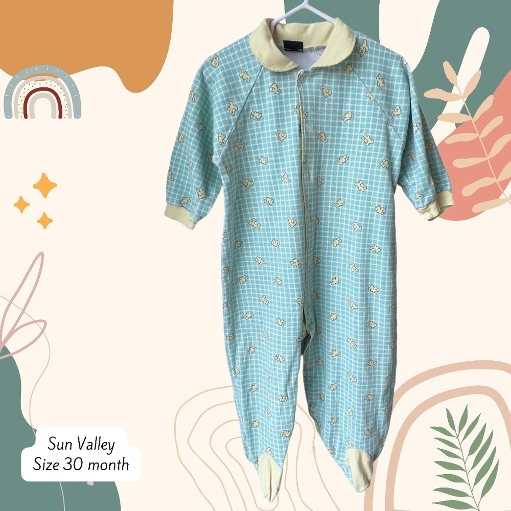 3/$15 Sun Valley size 30 month Footie PJs
